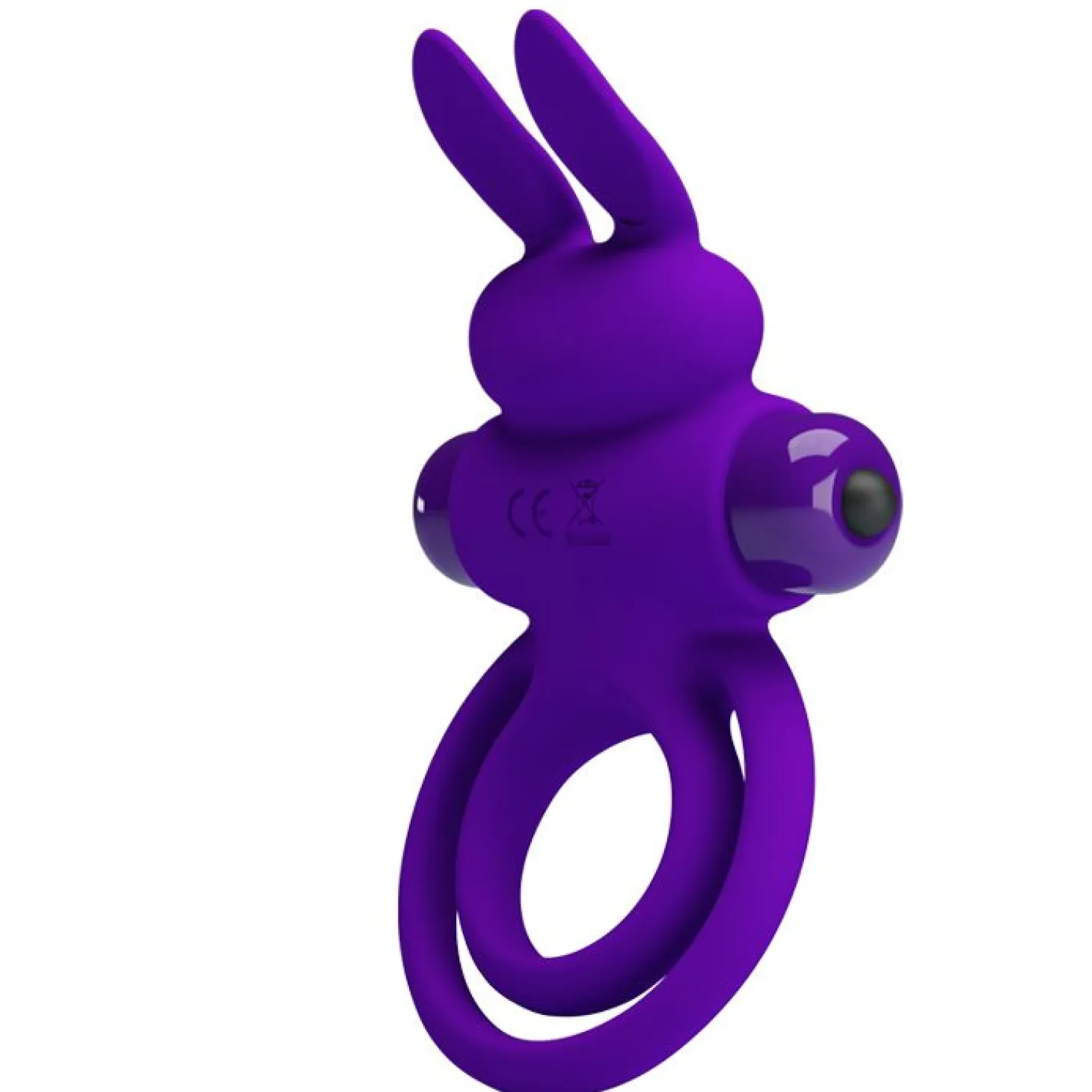Pretty Love - Anneau pénien rabbit vibrant - Violet