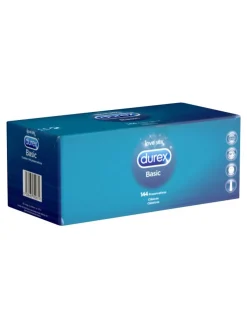 Préservatifs naturels Slim Fit Durex (basique) - 144 pcs.