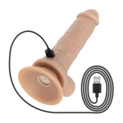 Real Fantasy - Hunter - Vibromasseur éjaculant avec télécommande