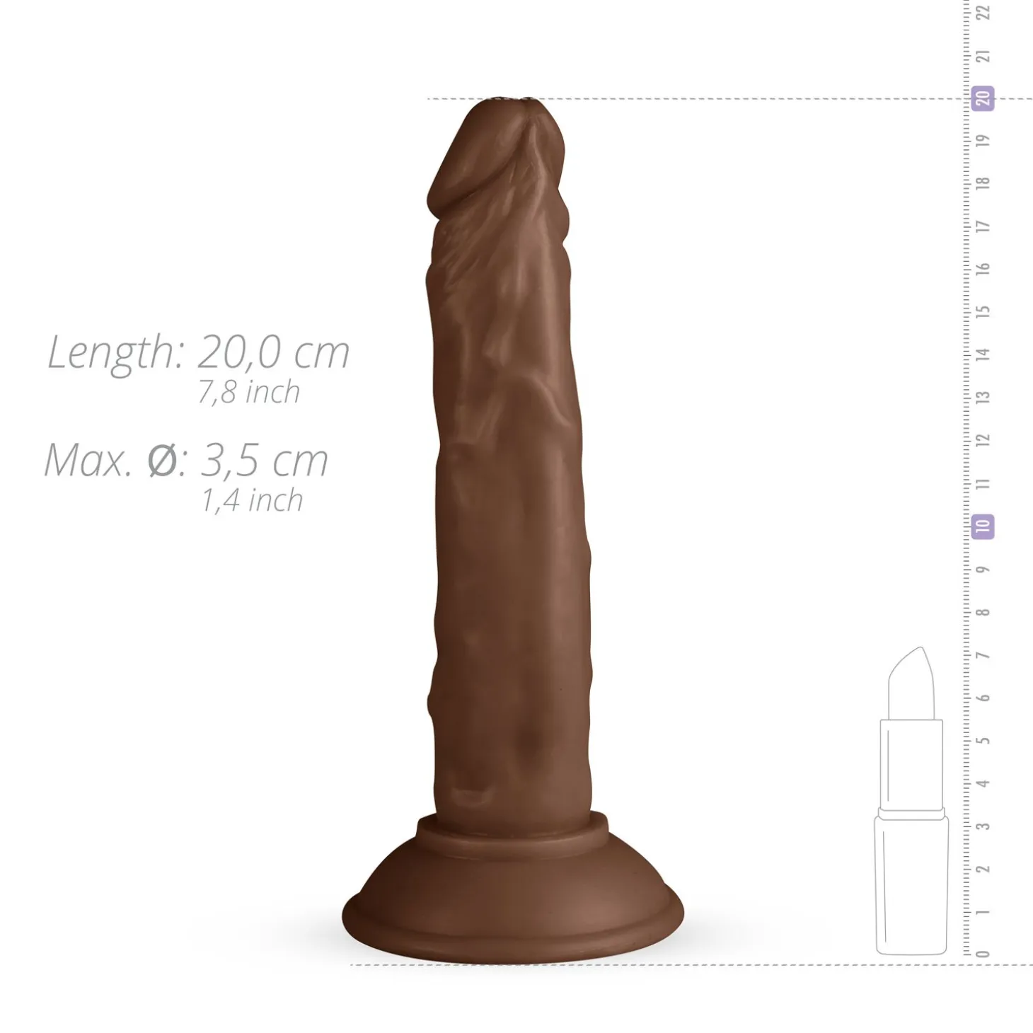 Real Fantasy - Tyler Godemiché réaliste - 20 cm.