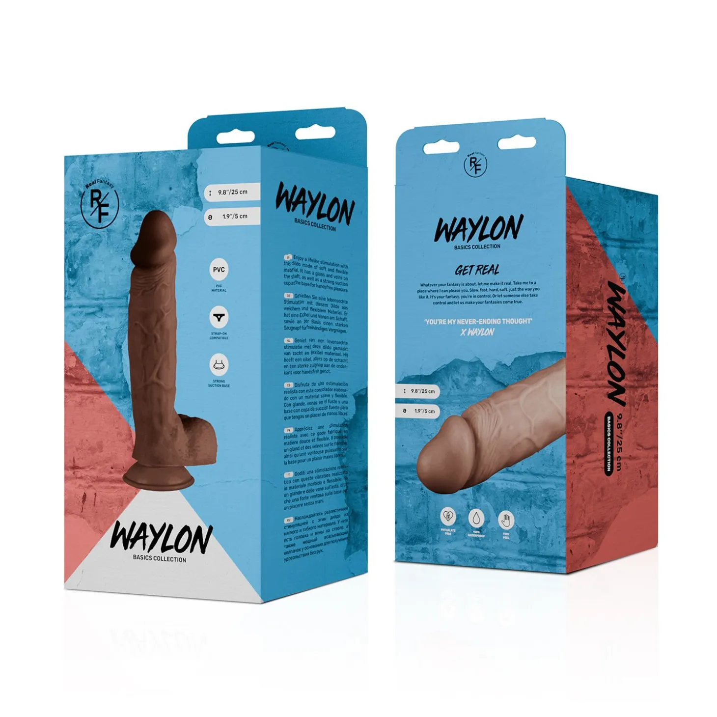 Real Fantasy - Waylon Godemiché réaliste - 25 cm