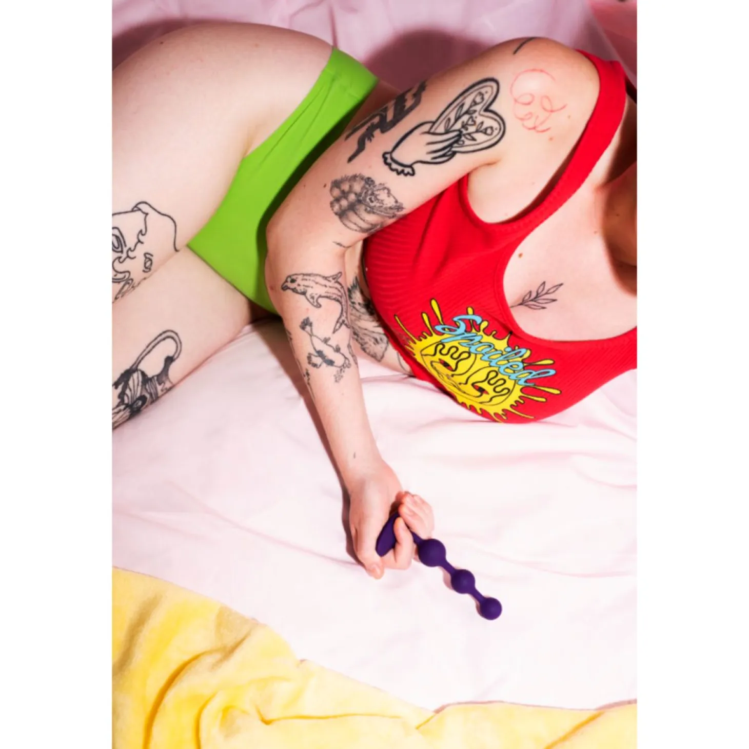 ROMP – Amp Perles Anales en Silicone – Violet