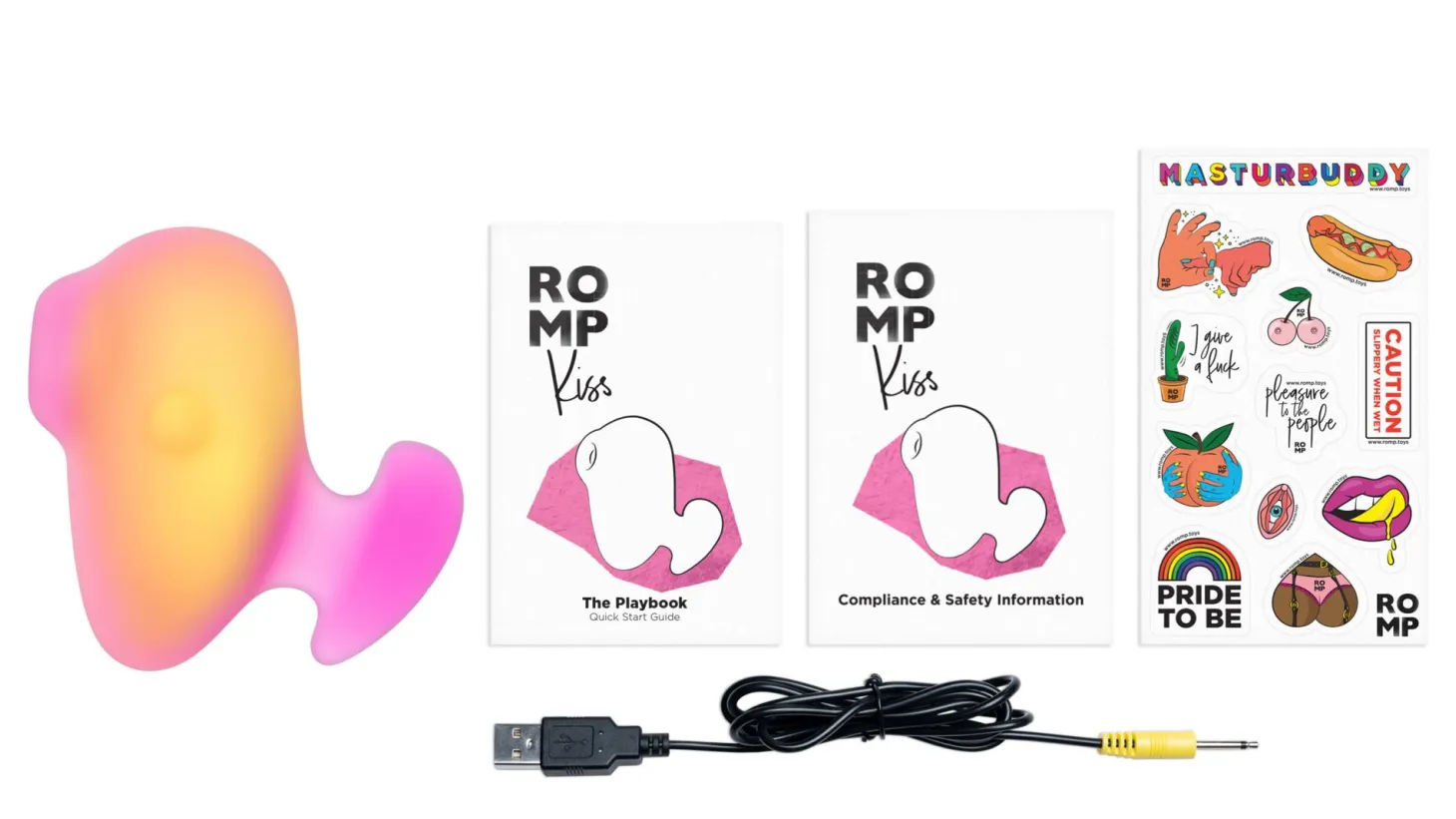 ROMP by Womanizer - Kiss Vibromasseur Compact