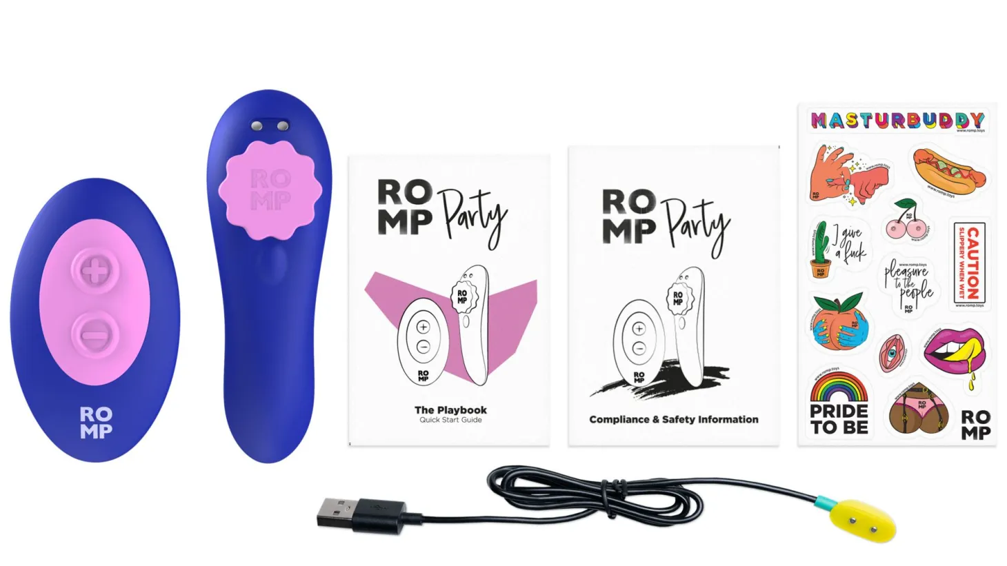 ROMP by Womanizer - Party Vibromasseur de Culotte Portable
