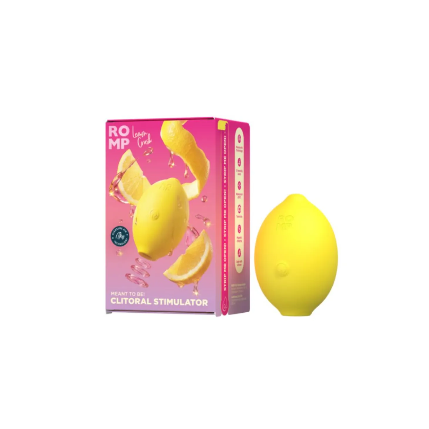 ROMP - Lemon Crush Stimulateur à Ondes d'Air - Jaune