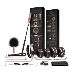 Rosy Gold - Ensemble BDSM de 9 pièces - Rose