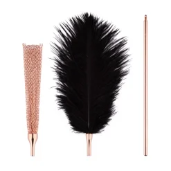 Rosy Gold - Feather Tickler Whip