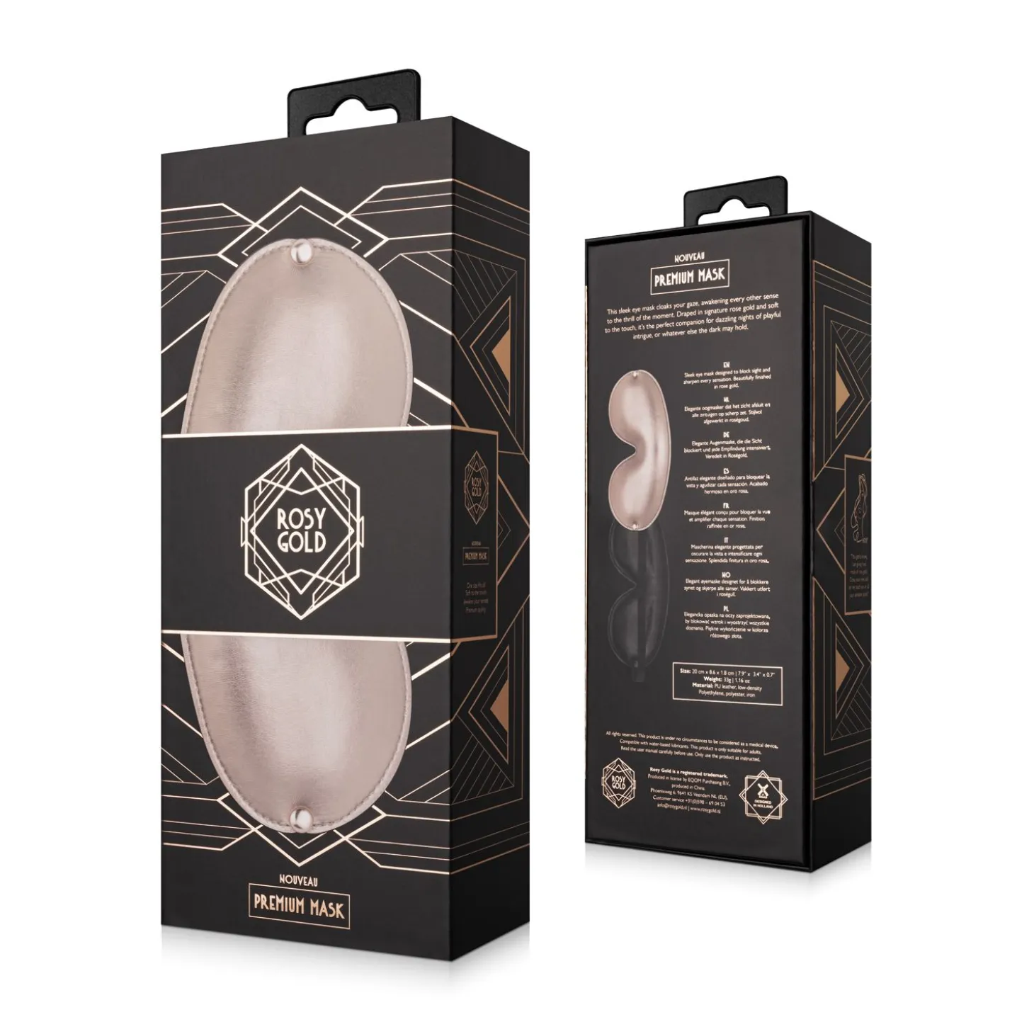Rosy Gold - Masque Premium - Or rose