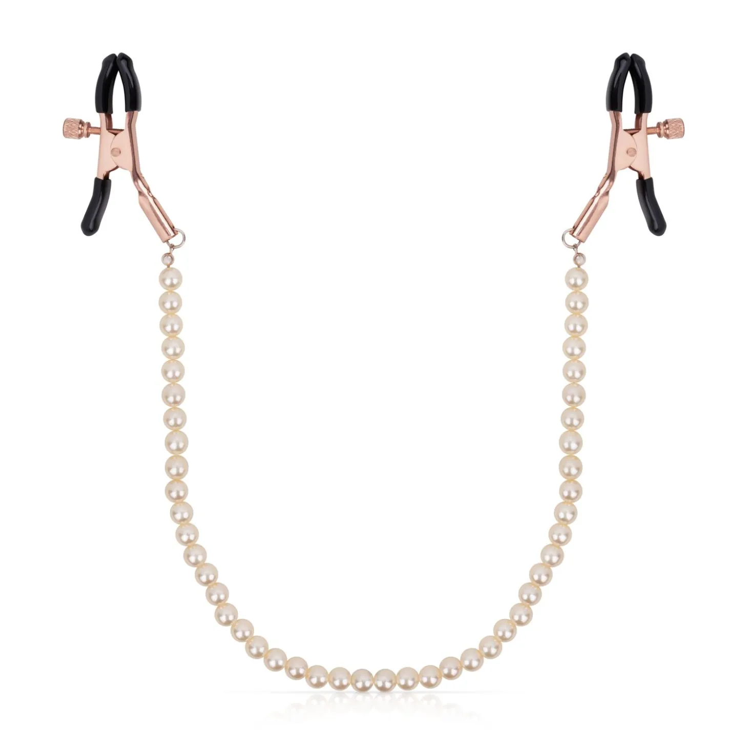 Rosy Gold - Pearls Pinces Tétons - Design Ajustable