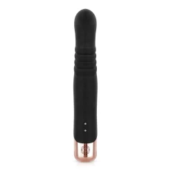 Rosy Gold - Rabbit Vibrateur avec fonction de va-et-vient - Noir