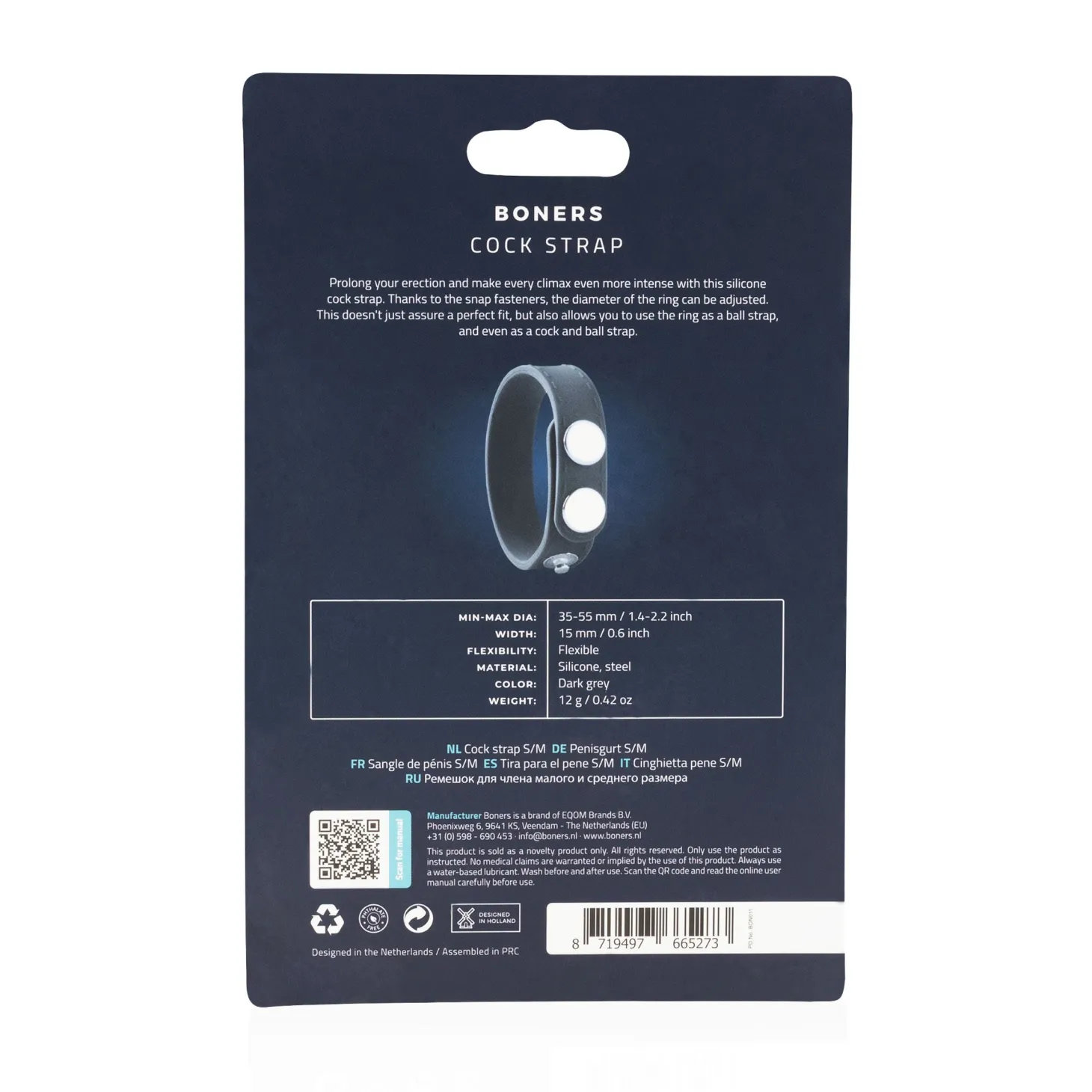 Sangle de pénis P/M