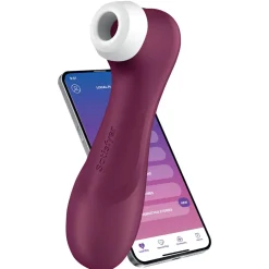 Satisfyer Pro 2 Génération 3 Connecté - Stimulateur clitoridien - Rouge Vin