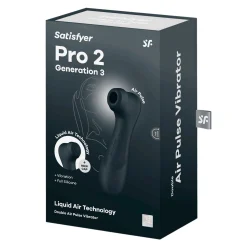 Satisfyer Pro 2 Génération 3 - Stimulateur clitoridien - Noir