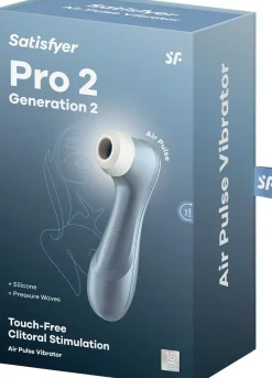 Satisfyer Pro 2 Génération 2 - Stimulateur clitoridien à air pulsé - Bleu