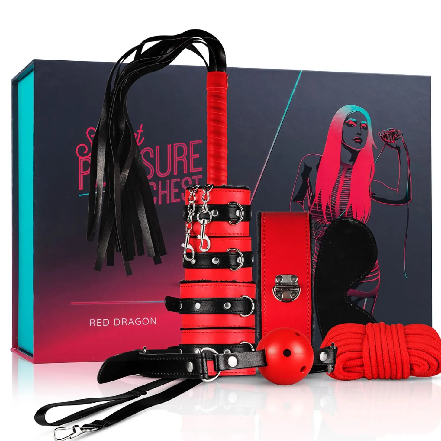 Secret Pleasure Chest X Bedroom fantasies - Coffret Dragon Rouge