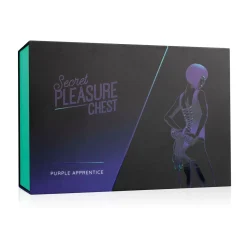 Secret Pleasure Chest X Bedroom fantasies - Coffret BDSM débutant·es 10 accessoires - Violet