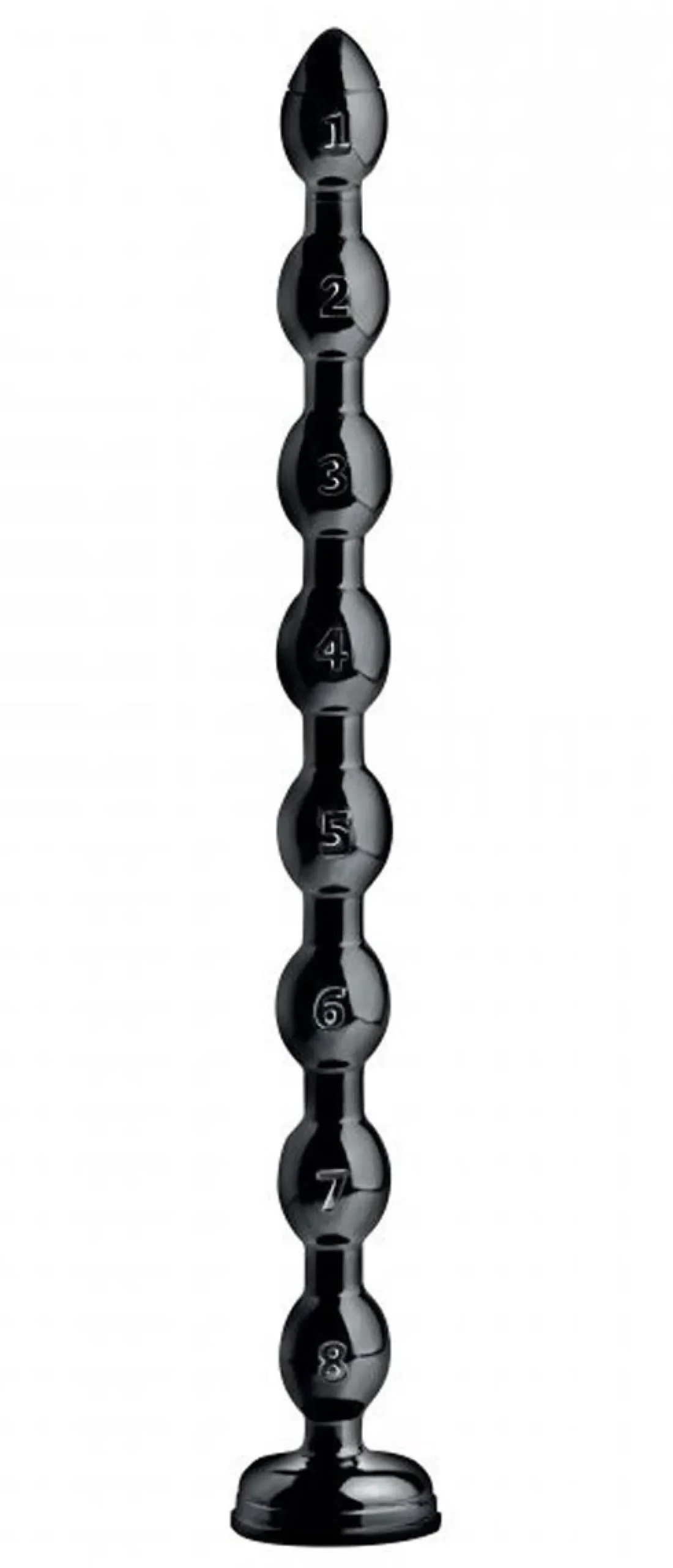 Serpent anal et gode anal perlés - 19 pouces