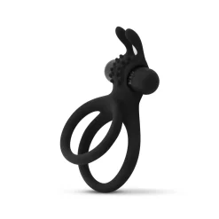 Share Ring - Double anneau pénien vibrant avec oreilles de lapin