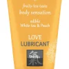 Shiatsu - Lubrifiant comestible au thé blanc et pêche - 75 ml
