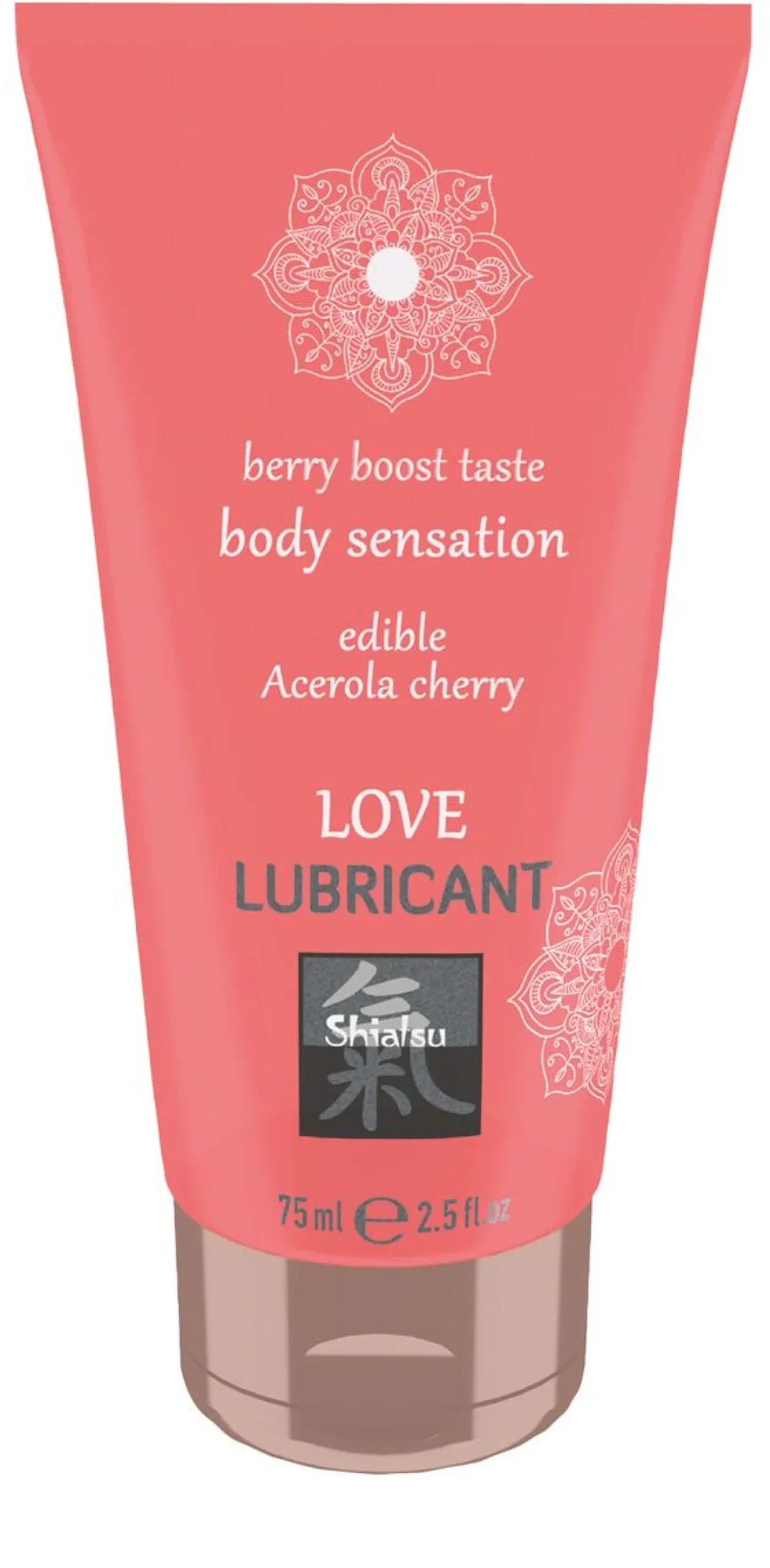 Shiatsu - Lubrifiant comestible à la cerise acerola - 75 ml