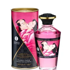 Shunga - Huile Chauffante Aphrodisiaque Framboise 100 ml