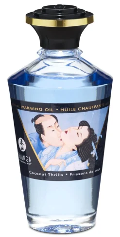 Shunga - Huile de massage chauffante "Coconut Thrills" - 100 ml