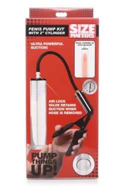 Size Matters - Kit Pompe à Pénis - Cylindre Transparent Ø5 cm