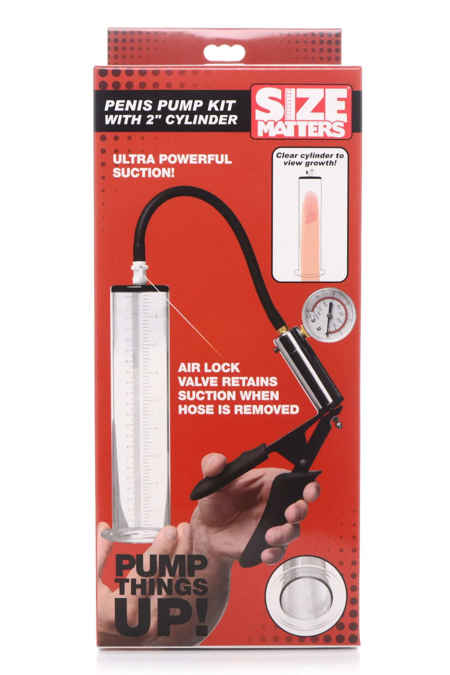 Size Matters - Kit Pompe à Pénis - Cylindre Transparent Ø5 cm