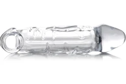 Size Matters - Manchon courbé transparent pour extension de pénis