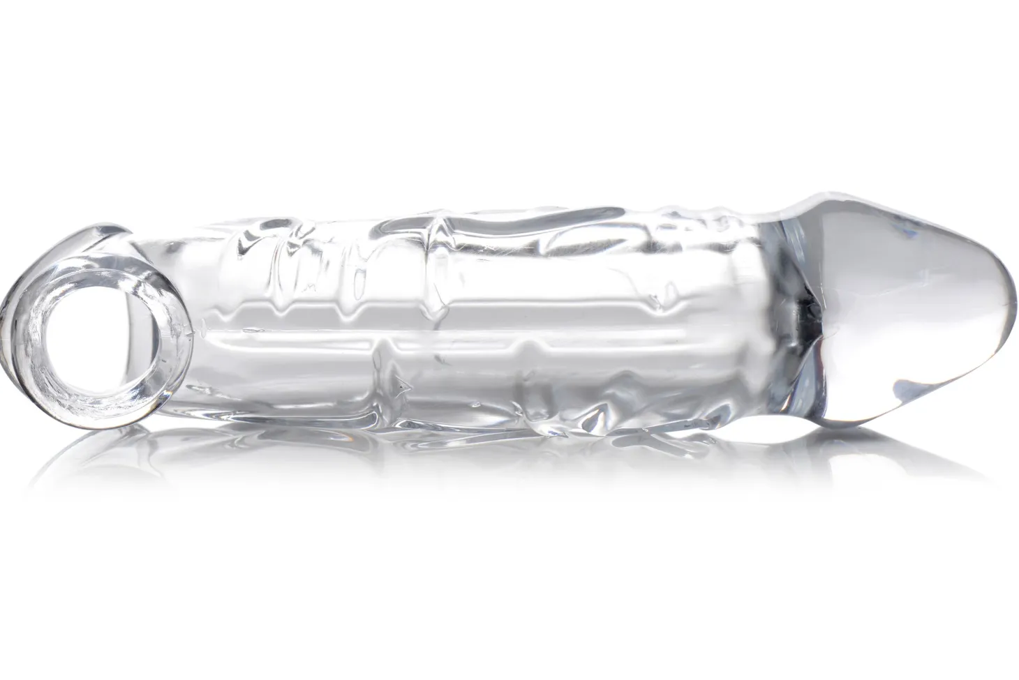 Size Matters - Manchon courbé transparent pour extension de pénis