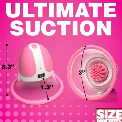 SIZE MATTERS - Stimulateurs de Mamelons - 4 Embouts