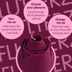 Skins Rose Buddies - Le Vibromasseur Rose Flutterz - Bordeaux