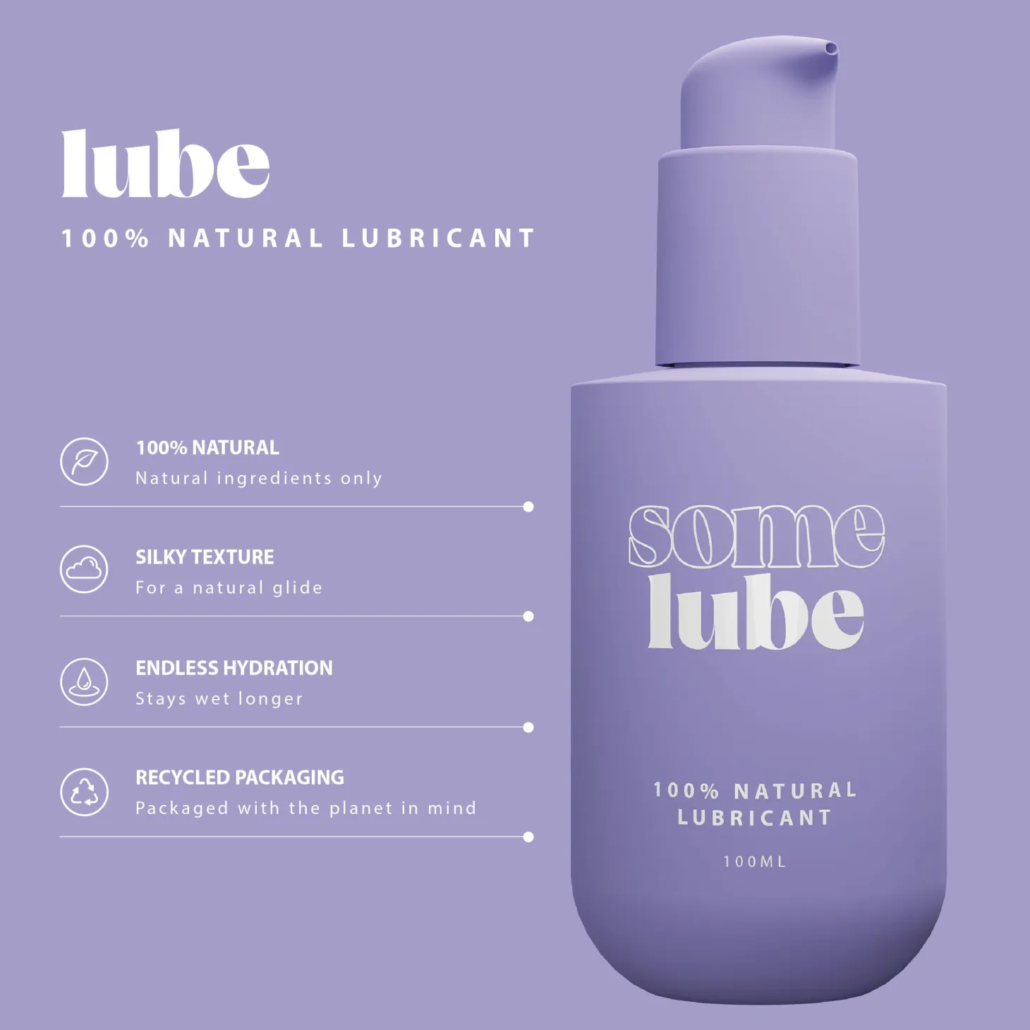 SOME LUBE - Lubrifiant Naturel - 100 ml
