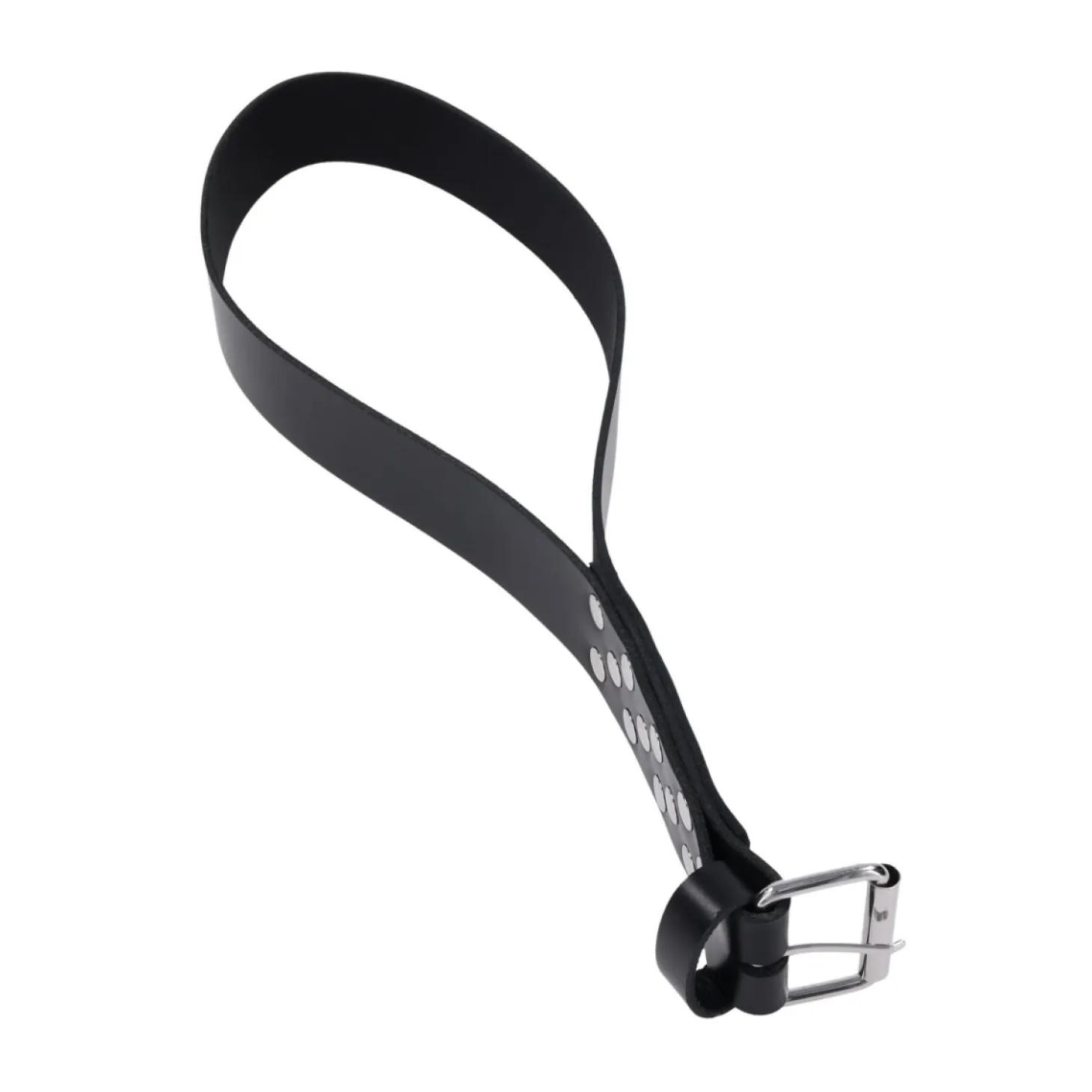 Sportsheets - Edge Spanker Ceinture Cuir - Noir