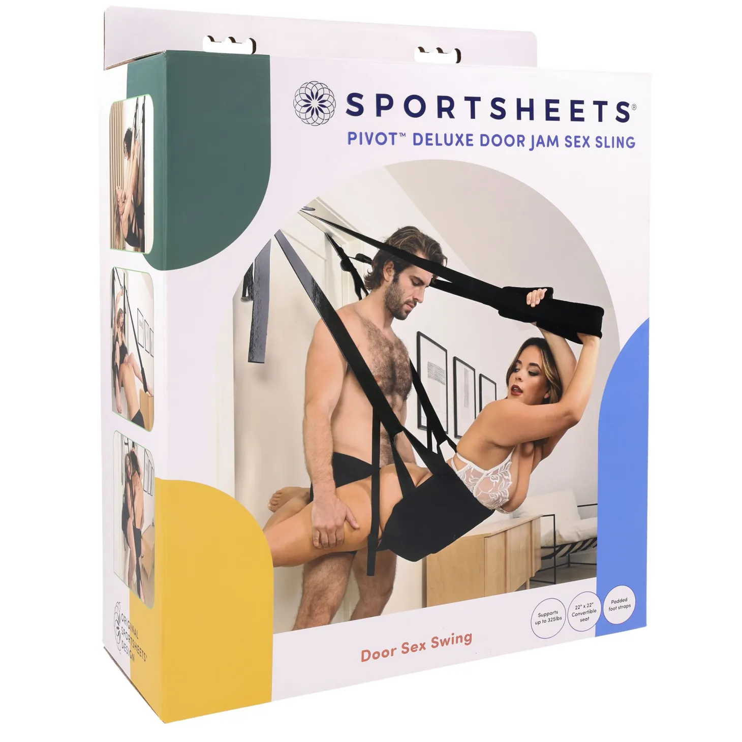 Sportsheets - Pivot Deluxe Balançoire Sexuelle de Porte - Noir