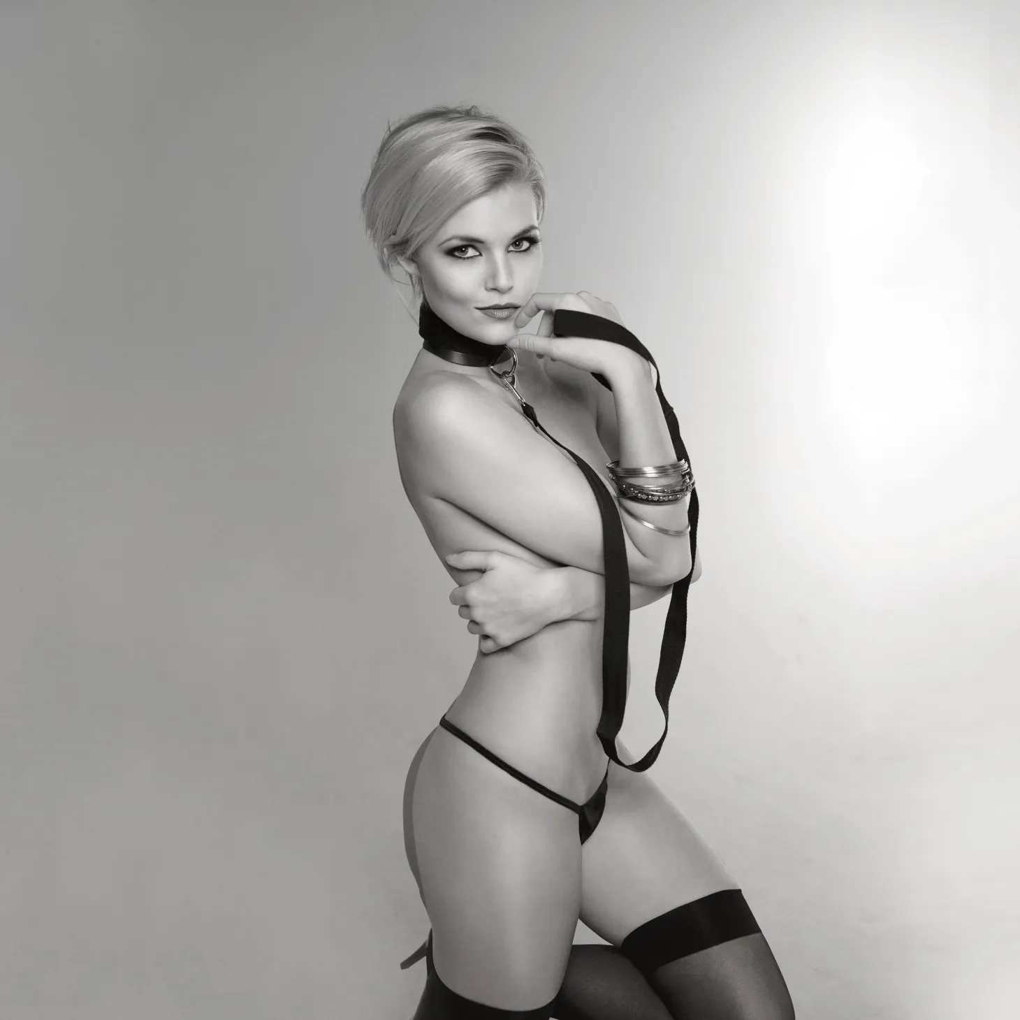 Sportsheets - Sex & Mischief Black Leash & Collar