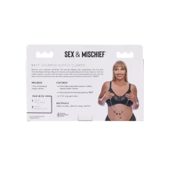 Sportsheets - Sex & Mischief Brat Charmed Nipple Clamps