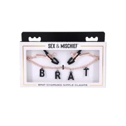 Sportsheets - Sex & Mischief Brat Charmed Nipple Clamps