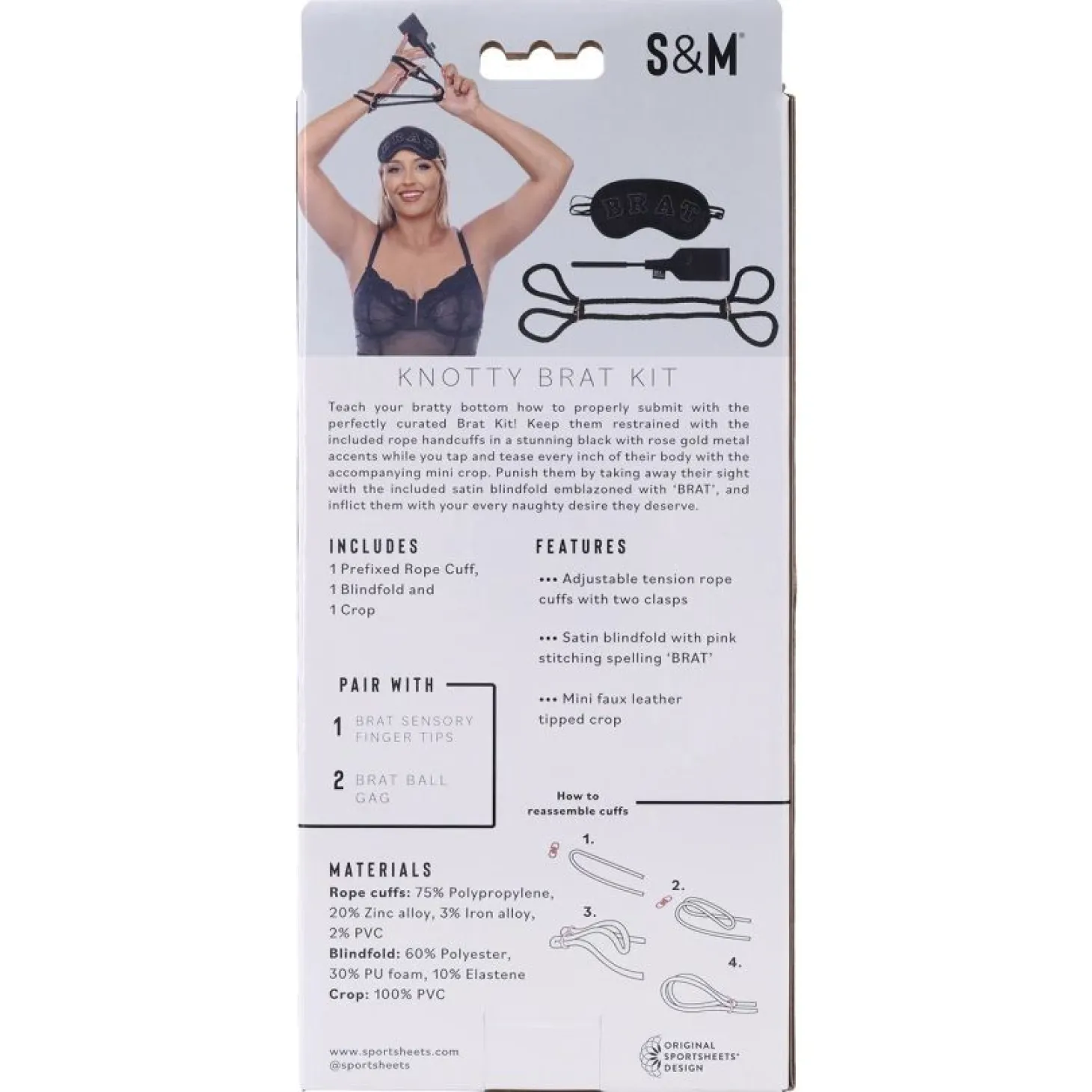 Sportsheets - Sex & Mischief Knotty Brat Kit