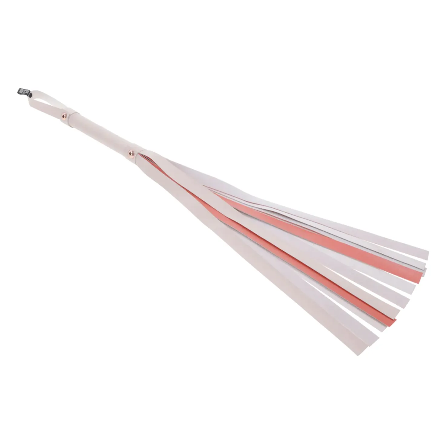 Sportsheets – S&M Peaches ‘n CreaMe Flogger Rayé – Cream & Orange