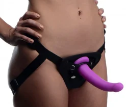 Strap U - Gode point G en silicone Navigator avec harnais