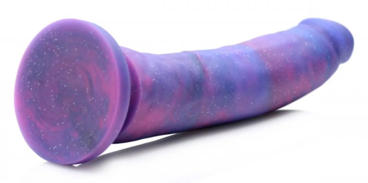 Strap U - Magic Stick Godemiché en silicone avec paillettes - 20 cm
