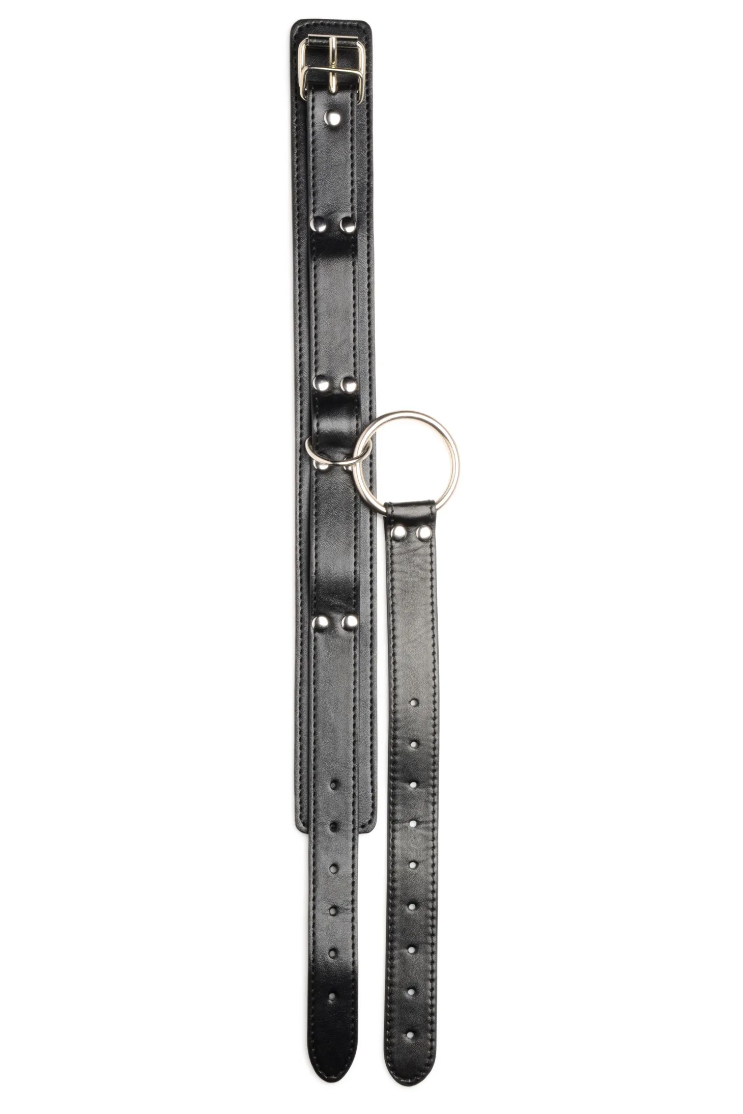 Strict - Ensemble de retenue avec collier et menottes - Noir
