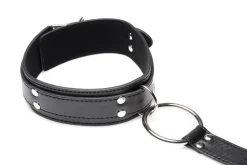 Strict - Ensemble de retenue avec collier et menottes - Noir