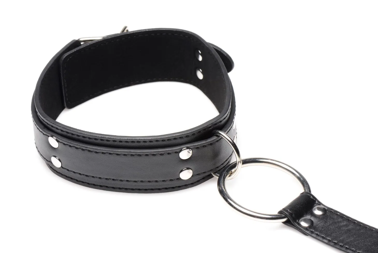 Strict - Ensemble de retenue avec collier et menottes - Noir