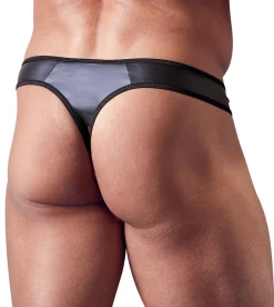 String en G pour hommes avec fermeture éclair en strass