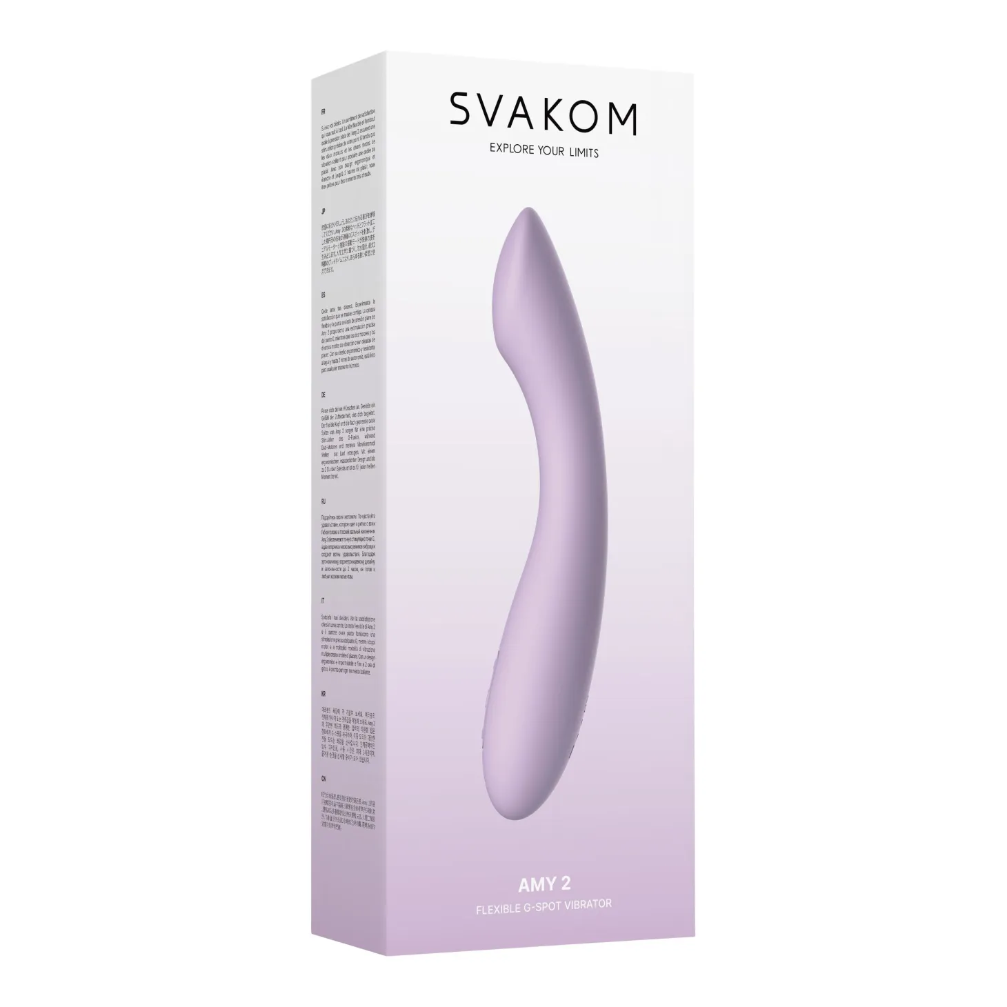 SVAKOM - Amy 2 - Vibromasseur Point G - Lilas