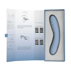 SVAKOM - Ava Neo - Vibromasseur interactif à poussée - Bleu