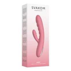 SVAKOM - Avery Vibromasseur Rabbit Pénétrant - Rose Fraise