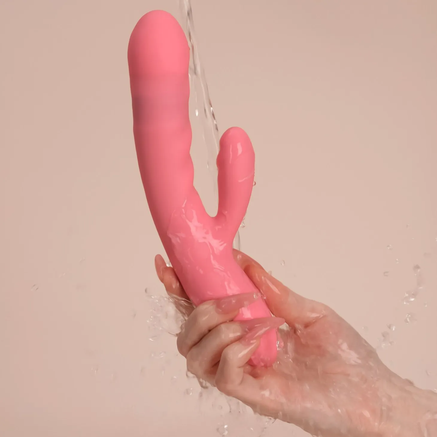 SVAKOM - Avery Vibromasseur Rabbit Pénétrant - Rose Fraise
